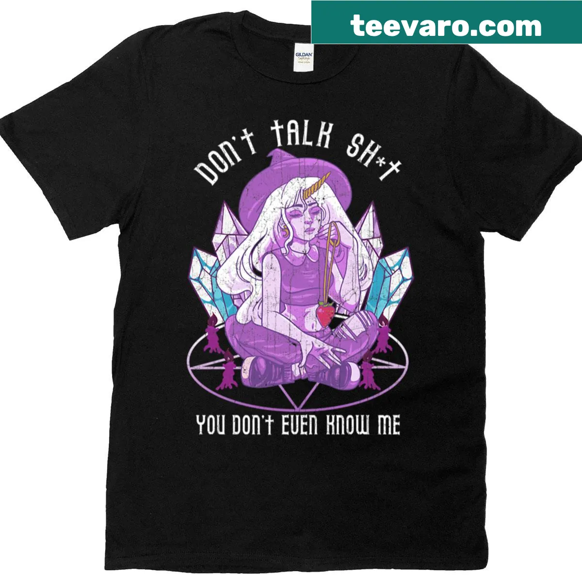 Funny Halloween t-shirt with ghost and humorous saying — on a men's t-shirt
