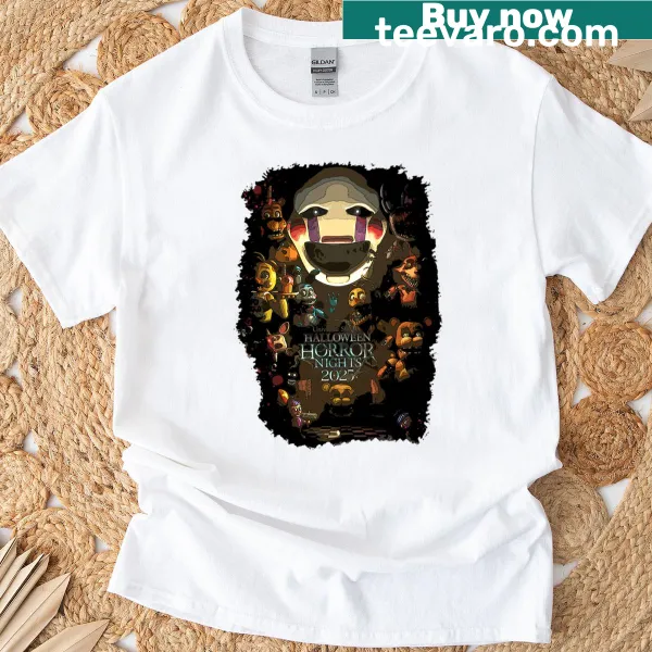 Cartoon Freddy Fazbear T-shirt for Halloween events