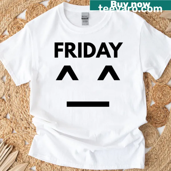 Playful typography design celebrating Friday