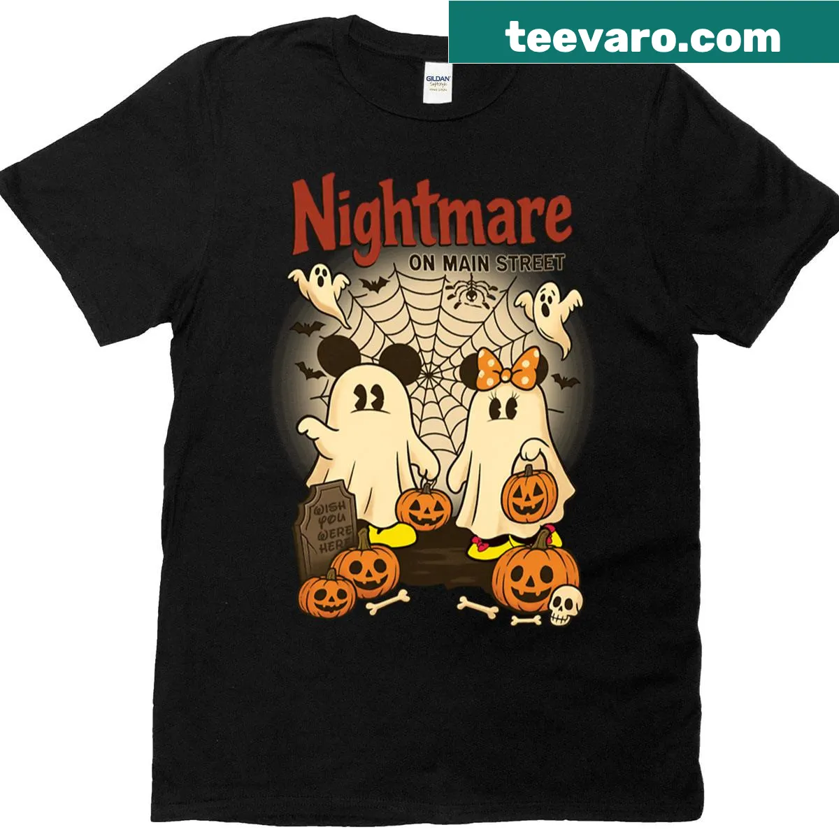 Humorous t-shirt referencing Nightmare on the Main Street — on a men's t-shirt