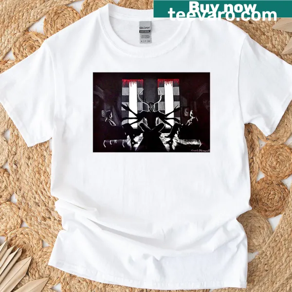 Gothic T-shirt featuring a haunting and spooky graphic design.