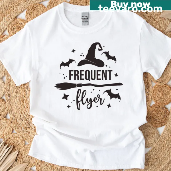 Playful Halloween Frequent Flyer oversized t-shirt
