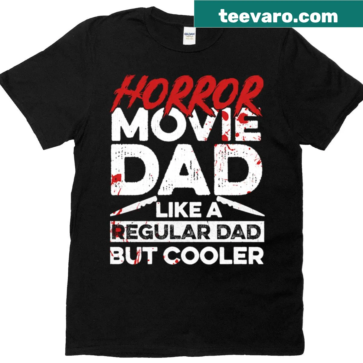 T-shirt featuring horror movie quotes for dads — on a men's t-shirt