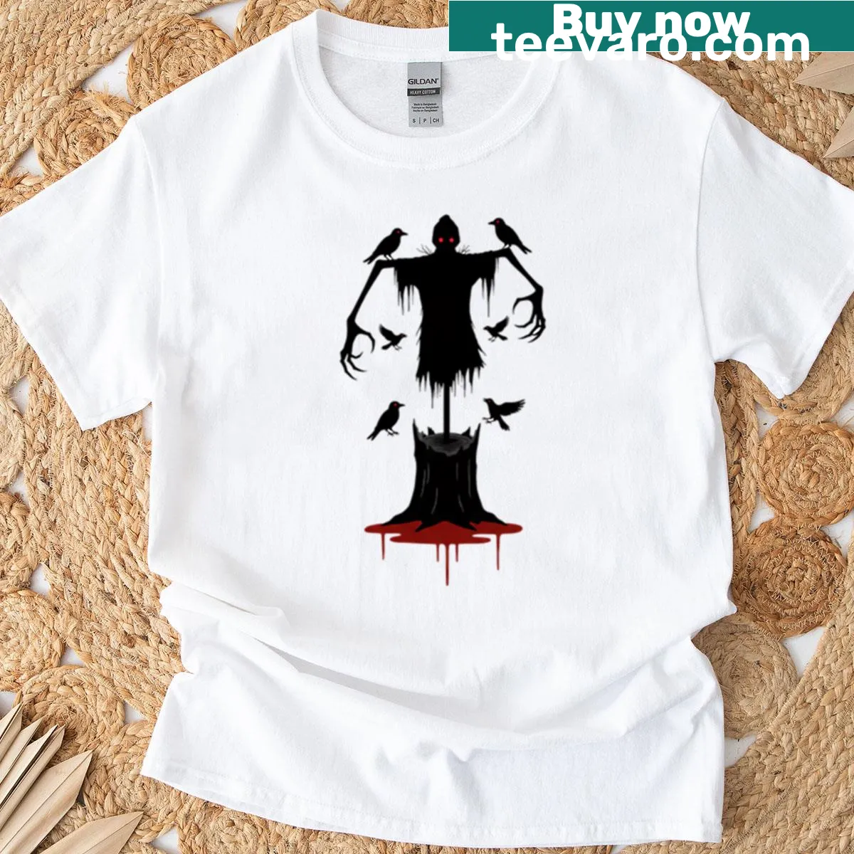 Humorous Halloween Special T-shirt — on a men's t-shirt