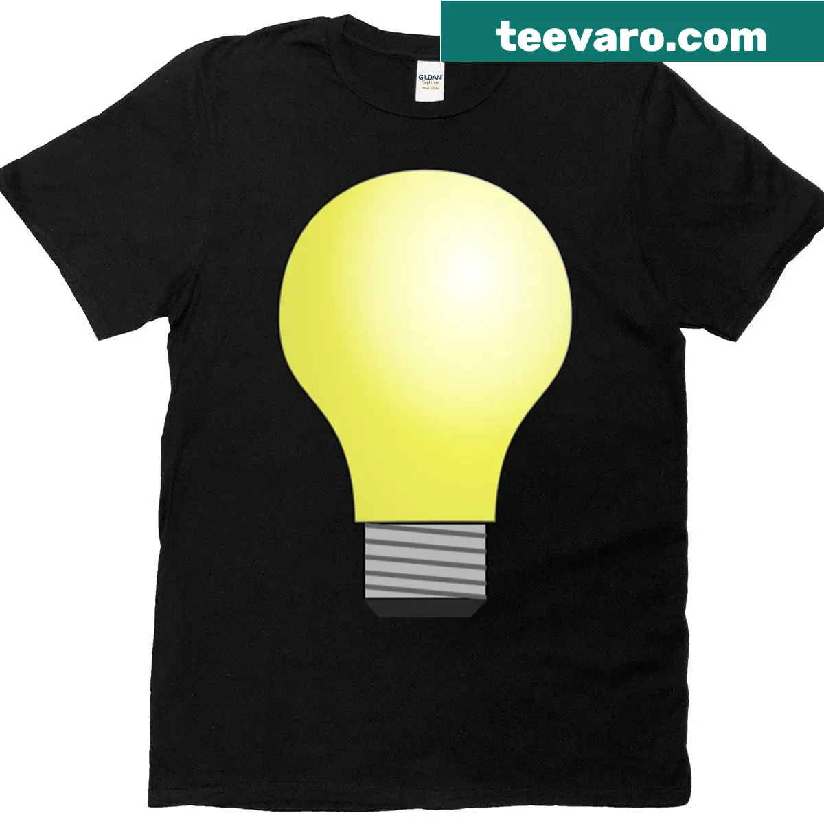Humorous t-shirt featuring the lamp moth meme, perfect for couples on Halloween. — on a men's t-shirt