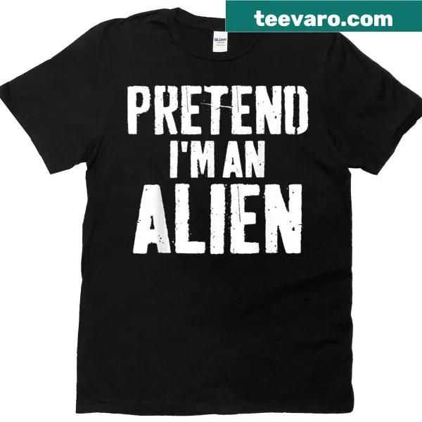 Funny Halloween shirt with alien costume theme