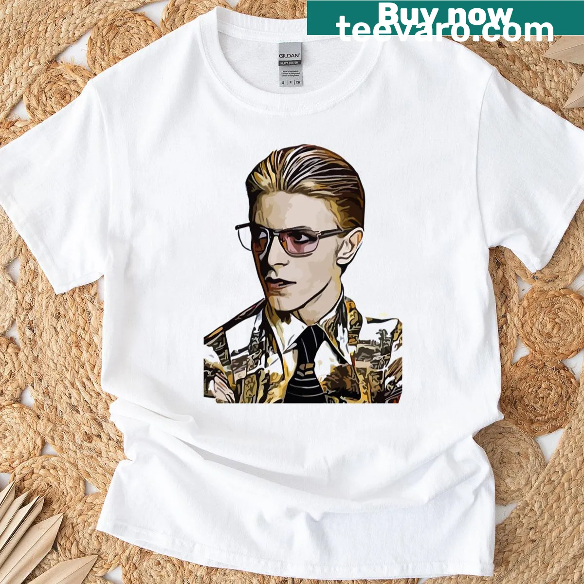 Bold T-shirt with the phrase No Guts No Gory — on a men's t-shirt