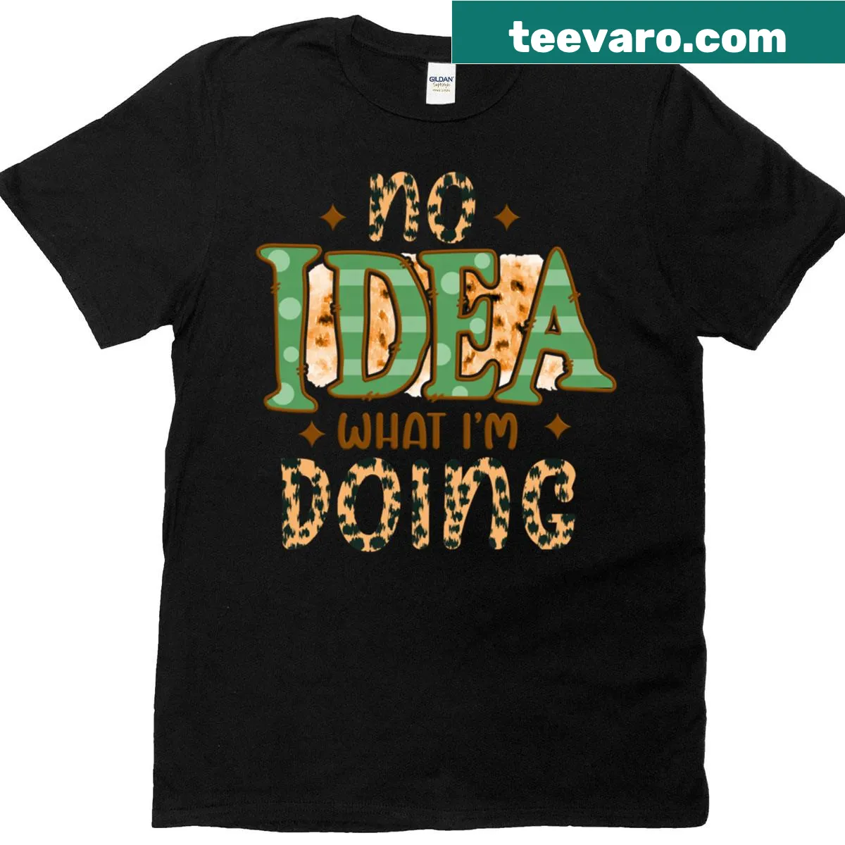 Cute animal graphic t-shirt with funny saying — on a men's t-shirt