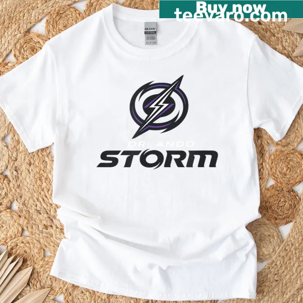 Orlando Storm T-shirt with lockup logo from United Football League