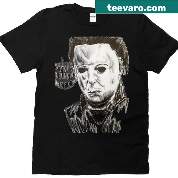 Vintage horror graphic design on a t-shirt