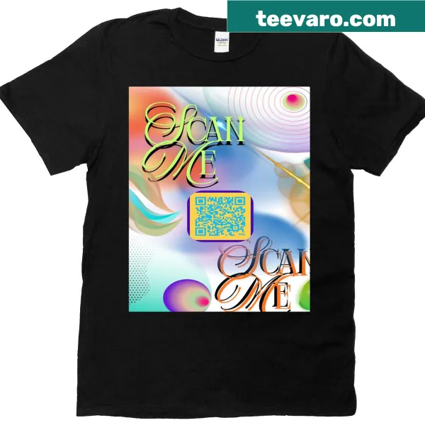 Inspirational t-shirt with 'Scan Explore' graphic for explorers