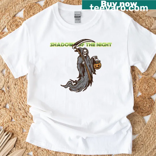 Horror-themed T-shirt featuring haunting silhouettes