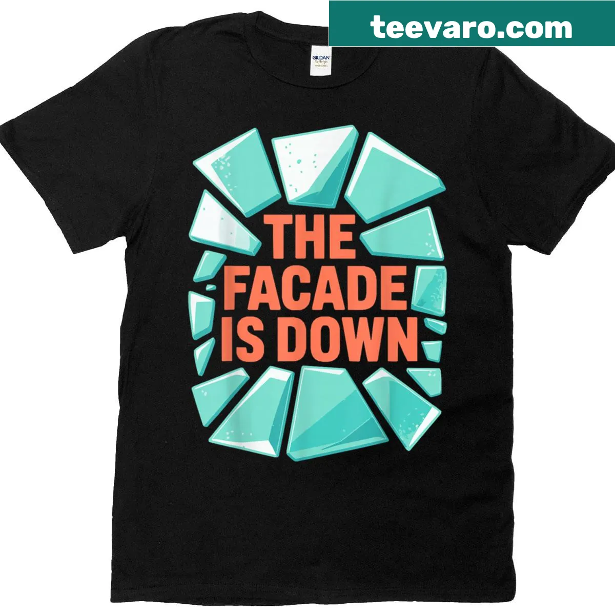 Illustrative design symbolizing truth and healing on a T-shirt — on a men's t-shirt
