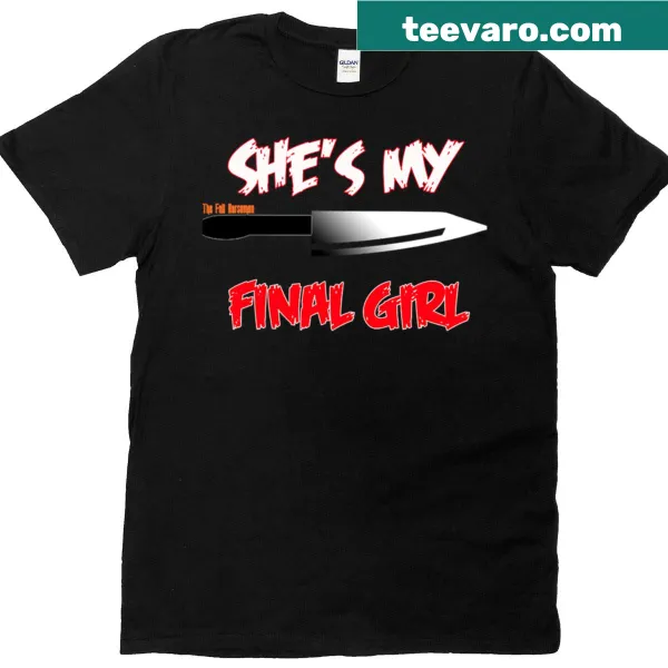 Horror-themed t-shirt celebrating the final girl trope