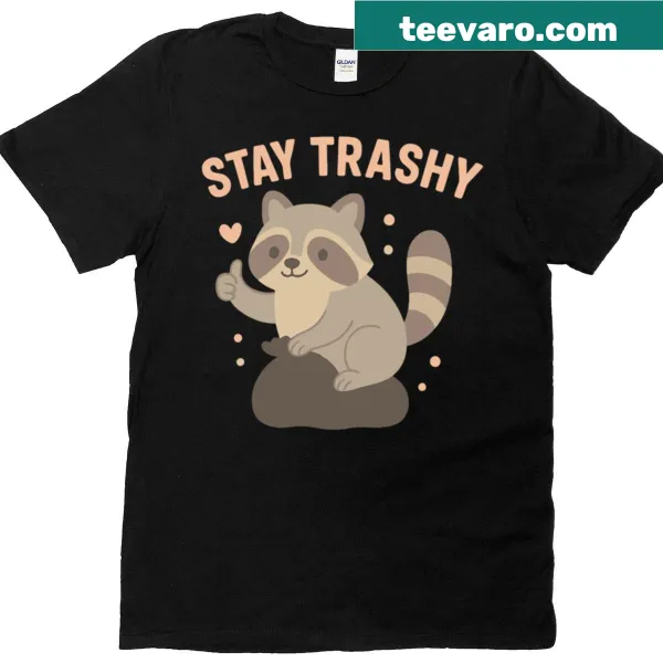 Funny raccoon meme design T-shirt