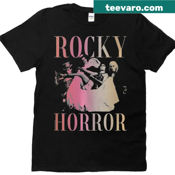 T-shirt featuring group shot from The Rocky Horror Picture Show