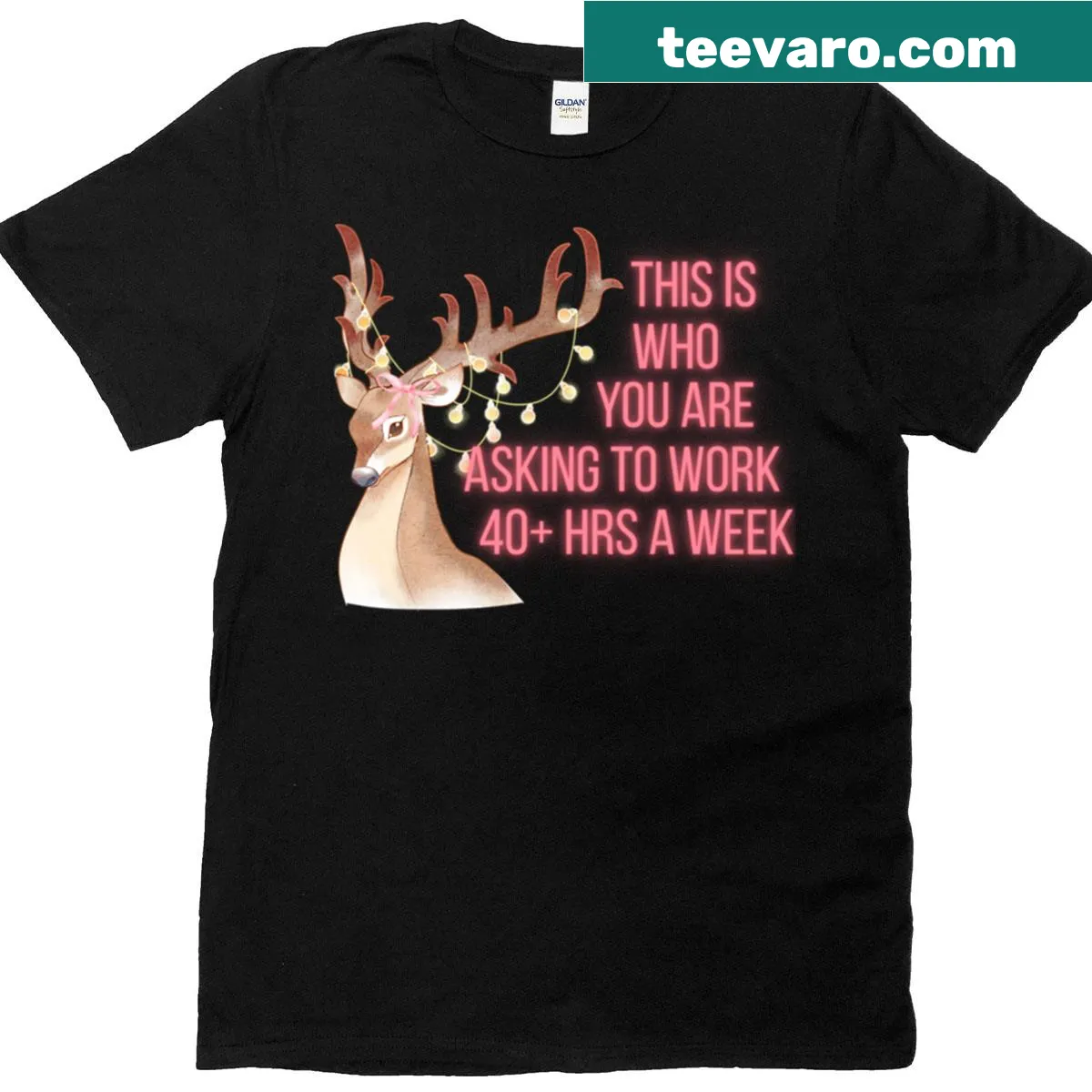 Funny T-shirt with 'This Is Who You're Asking to Work' text — on a men's t-shirt