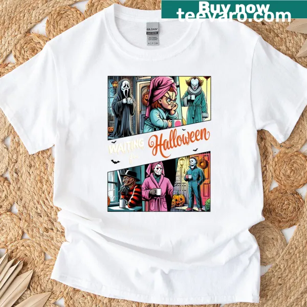 Oversized t-shirt with Halloween themed artwork