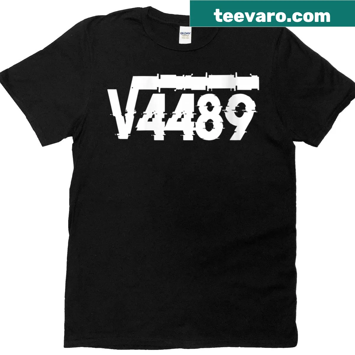 Funny math teacher t-shirt with square root design for 67th birthday — on a men's t-shirt