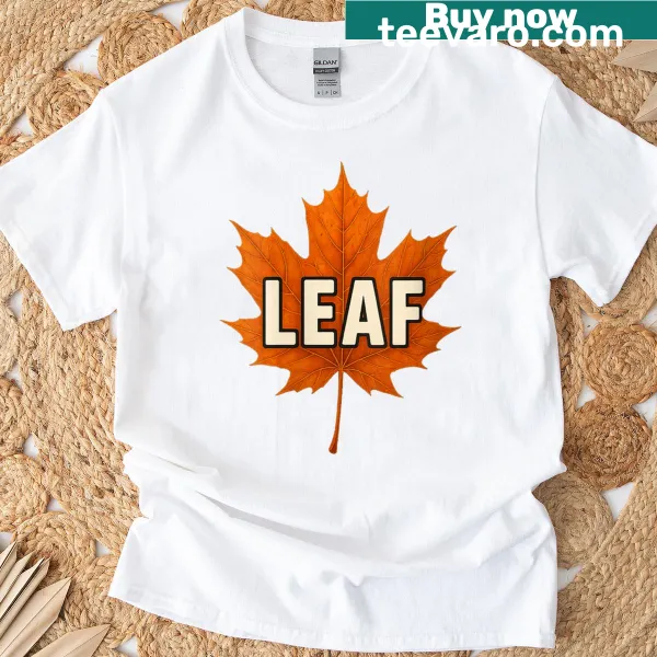 Funny Halloween couples costume T-shirt with leaf blower illustration