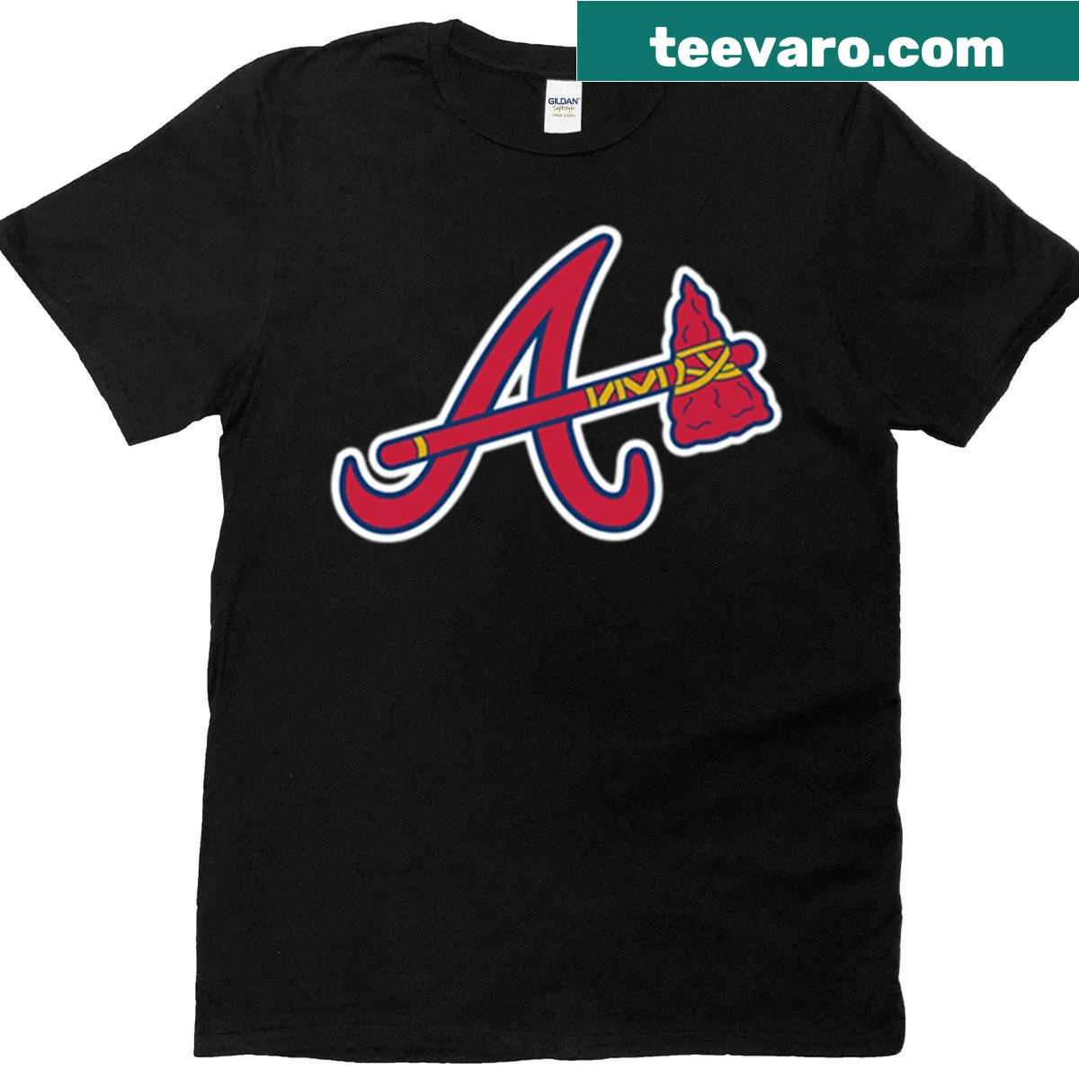Humorous text T-shirt with 'A Bravery Of The Atlanta' saying — on a men's t-shirt