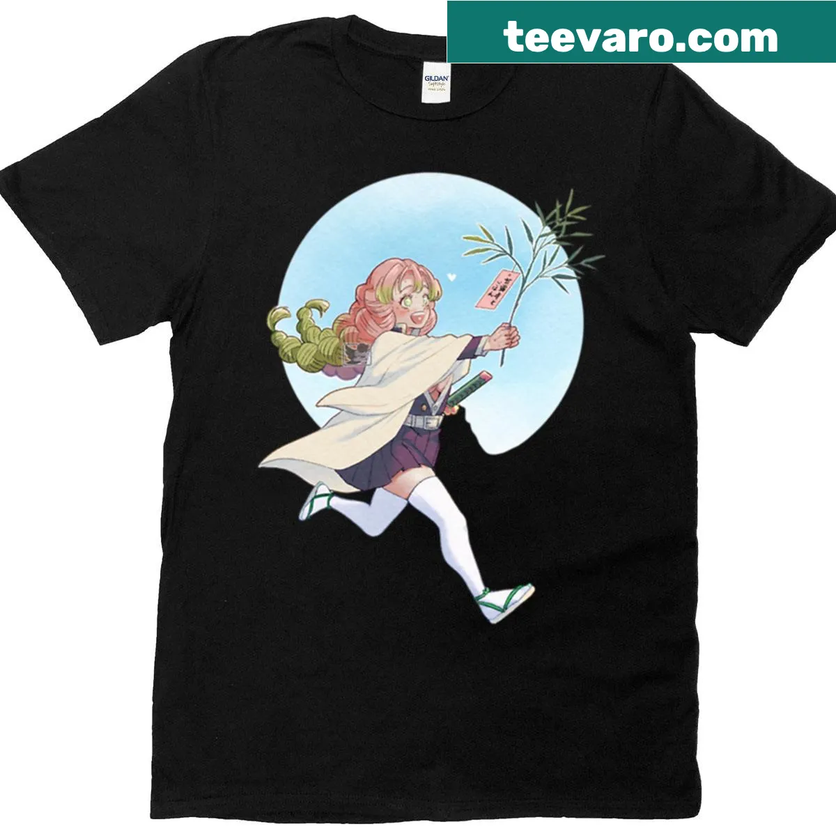 Cute cartoon design of an adorable furry creature for T-shirt — on a men's t-shirt