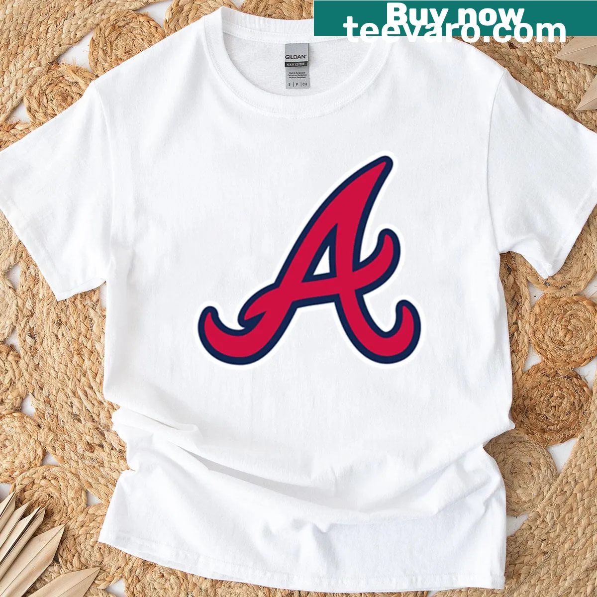 Bold t-shirt featuring 'Alpha Bravery Of The Atlanta' text — on a men's t-shirt
