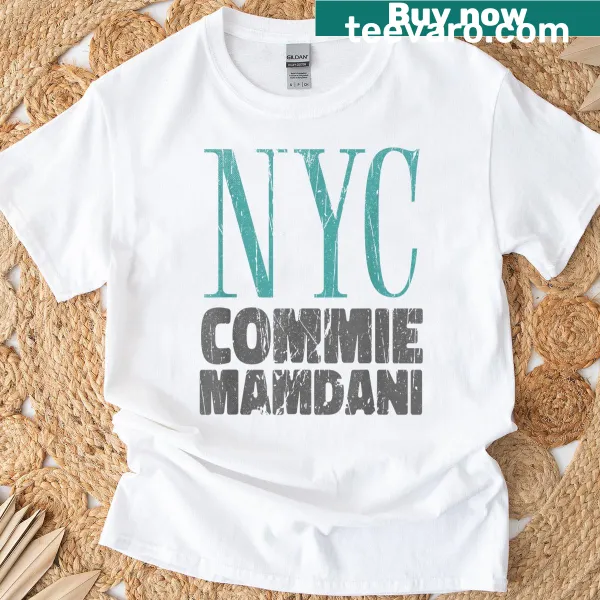 Anti-zohran Mamdani T-shirt with bold resist and oppose text