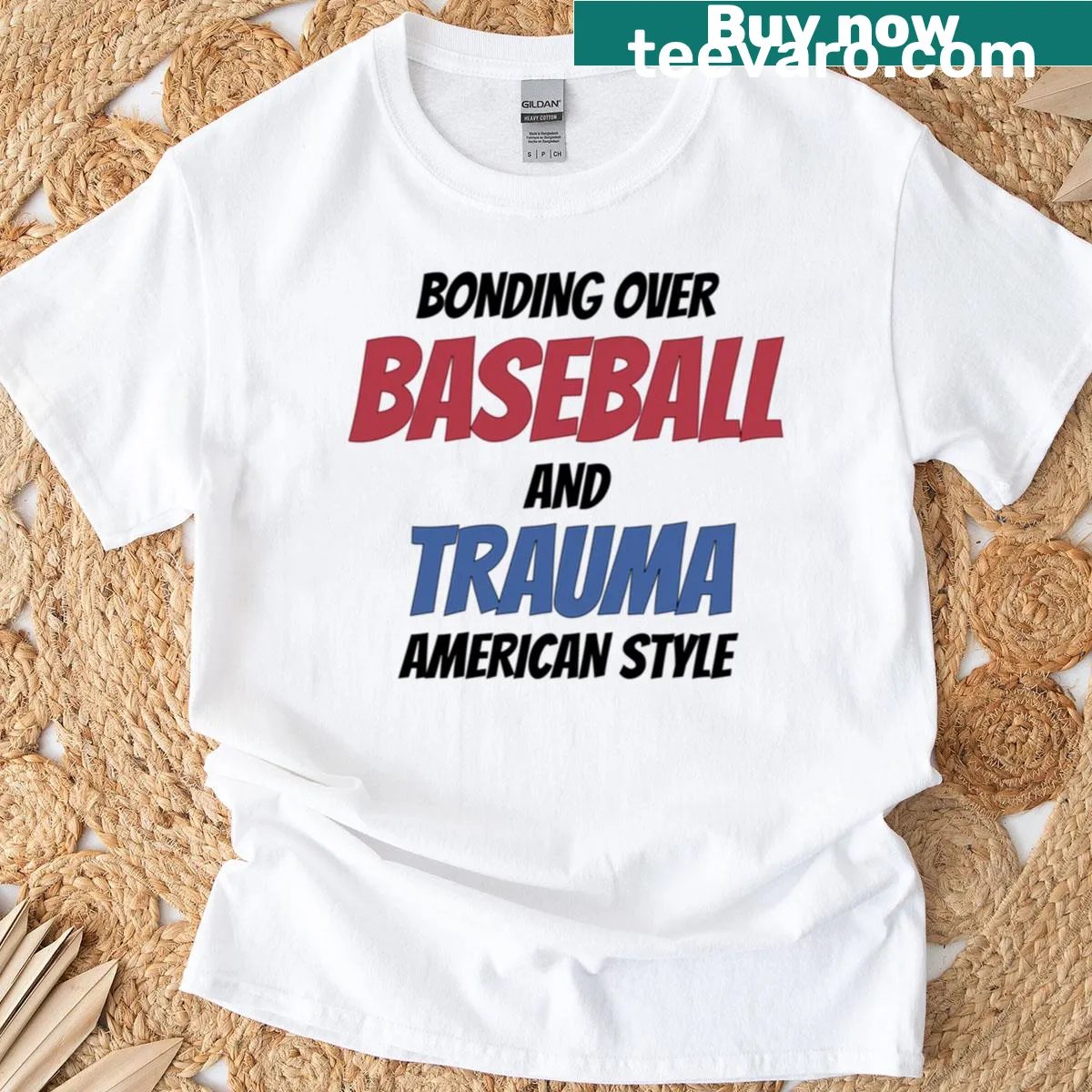 Relatable baseball quote T-shirt for fans and sports lovers — on a men's t-shirt