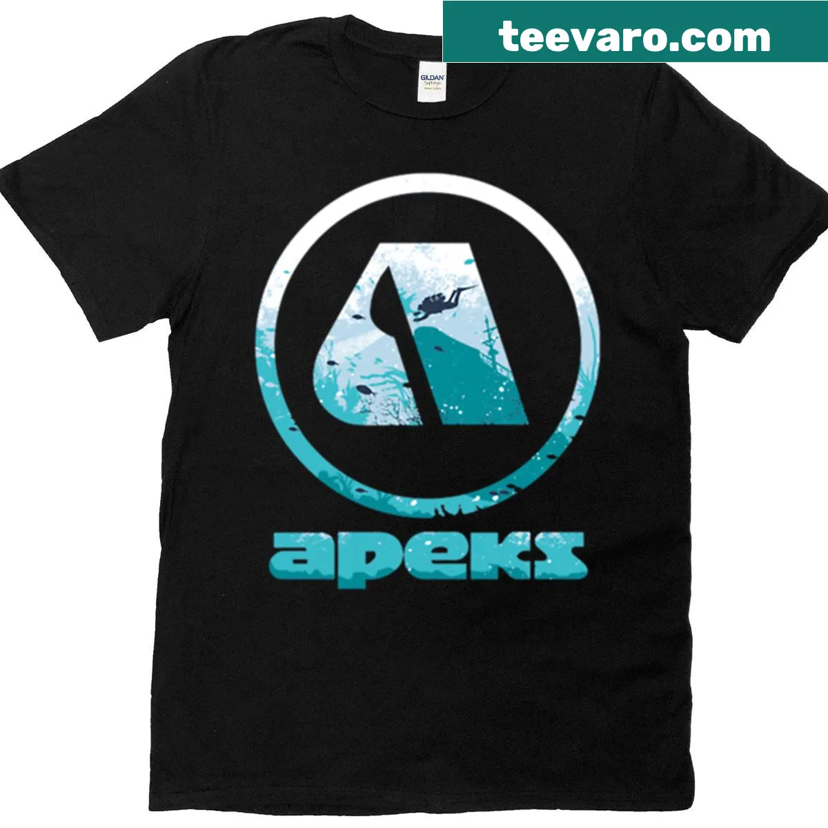 Exploration-themed T-shirt with a creative design — on a men's t-shirt