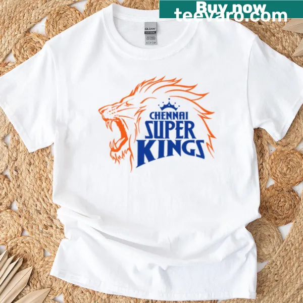 Chennai Super Kings logo printed on T-shirt for IPL fans