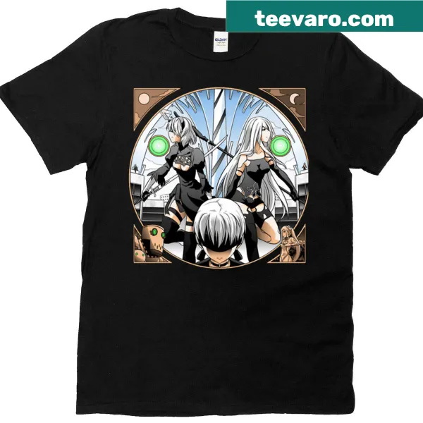 Playful t-shirt with the phrase Designed To End Atomata