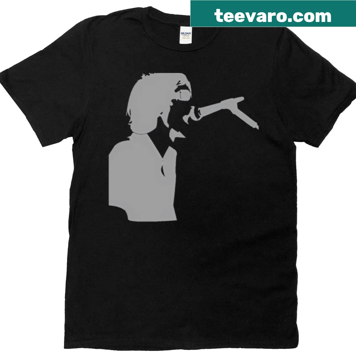 Richard Ashcroft name graphic T-shirt for music fans — on a men's t-shirt