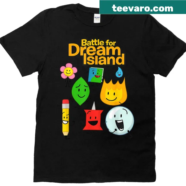 Bfdi-battle Dream-island humor graphic T-shirt for kids