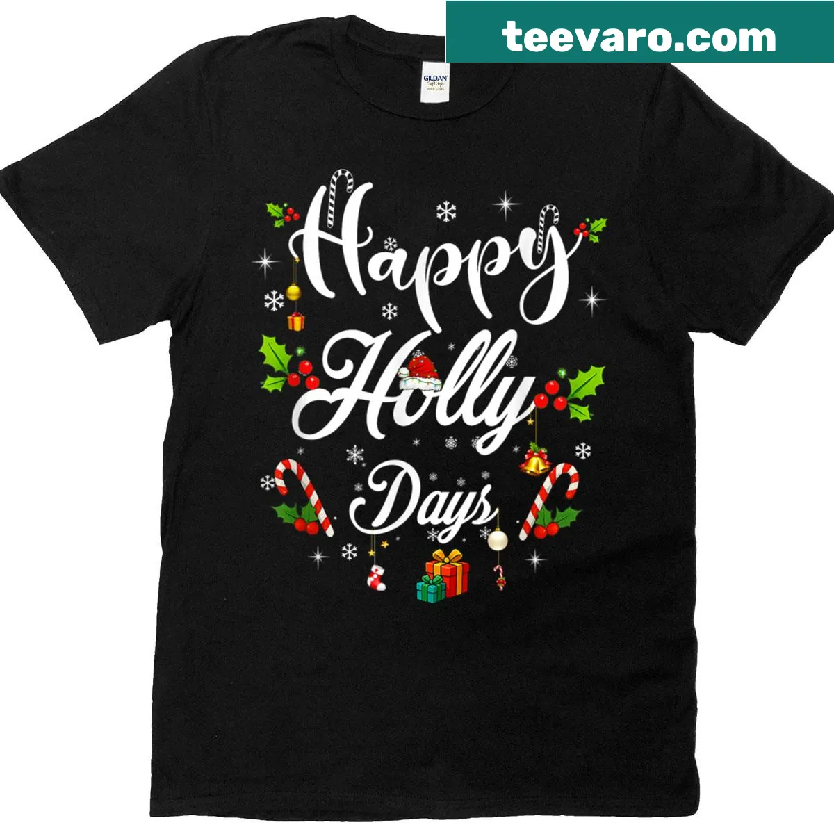Festive Christmas T-shirt designed for family matching in 2025 — on a men's t-shirt
