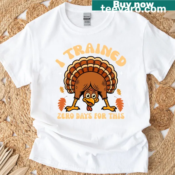 Funny Thanksgiving running shirt with humorous text