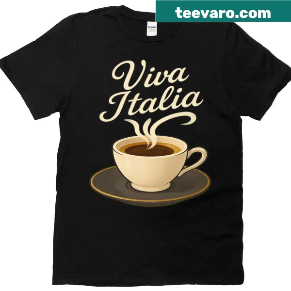 Illustrative design of Italian food on a t-shirt
