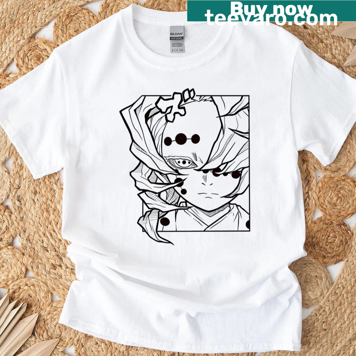 Funny spider-themed t-shirt with playful wording and illustration — on a men's t-shirt