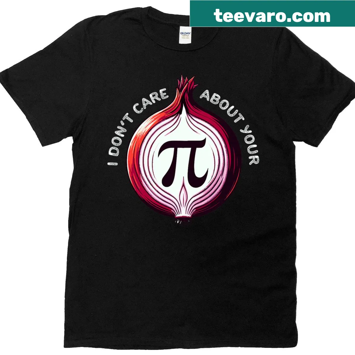 Funny math-themed t-shirt with Pi Day pun — on a men's t-shirt