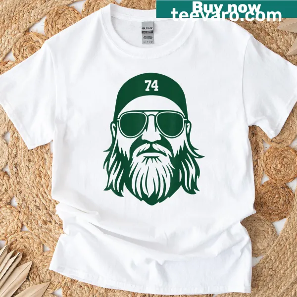 Official Nick Mangold T-shirt with bold emblem design