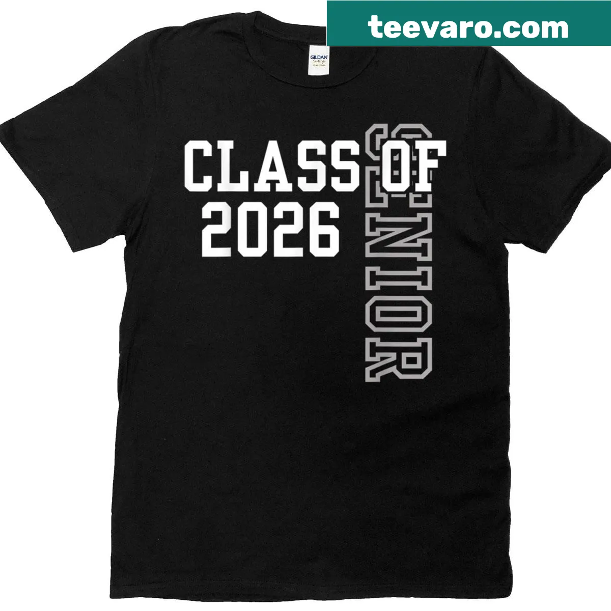 Proud Class of 2026 graduation T-shirt with bold text — on a men's t-shirt