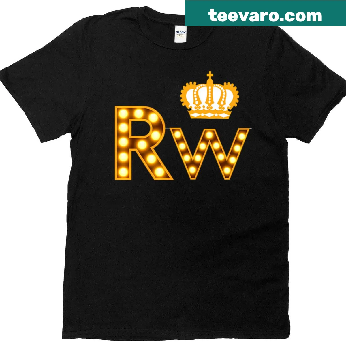 Illustrative design celebrating Robbie Williams on a T-shirt — on a men's t-shirt