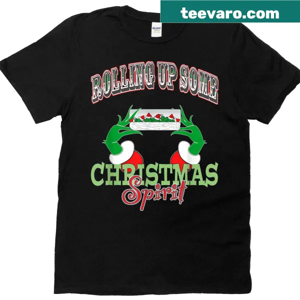 Funny Christmas-themed t-shirt with holiday graphics