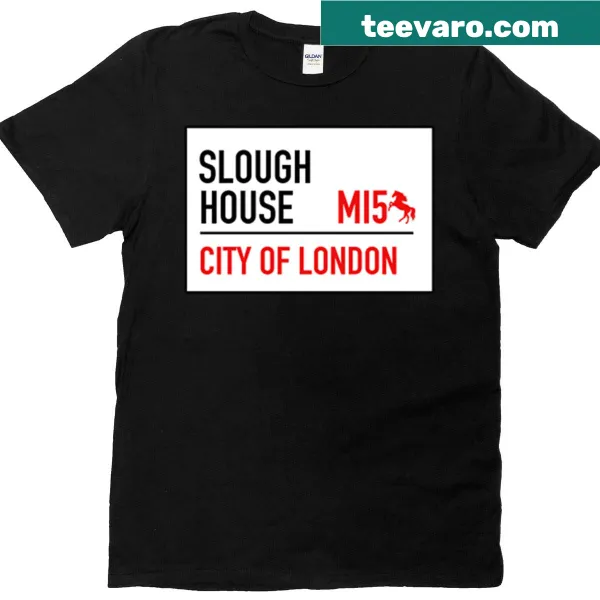 T-shirt depicting London street sign design inspired by Slow Horses