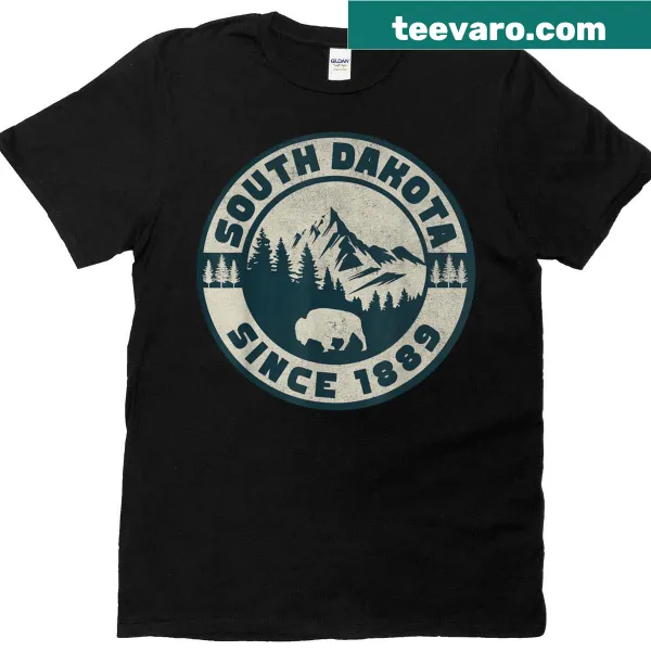 T-shirt featuring the name South Dakota