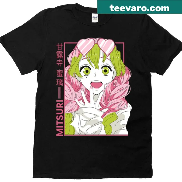 Gentle slayer character illustration on a unique T-shirt