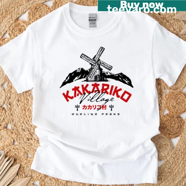 Kakariko Village themed Legend of Zelda t-shirt