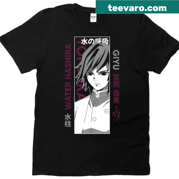 Water-themed illustration T-shirt with fun graphics