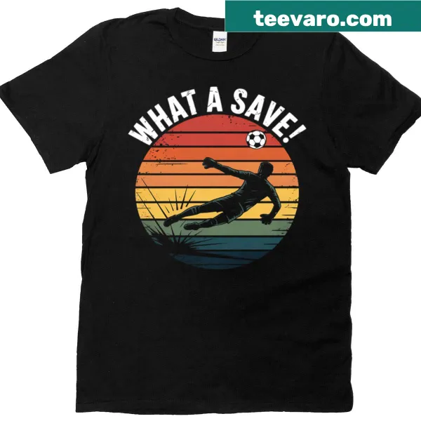 Sports-themed T-shirt featuring football and car league graphics
