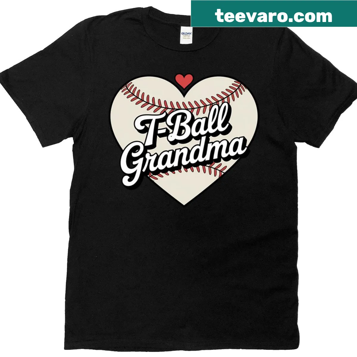 Heartwarming t-shirt for T-ball grandmas. — on a men's t-shirt